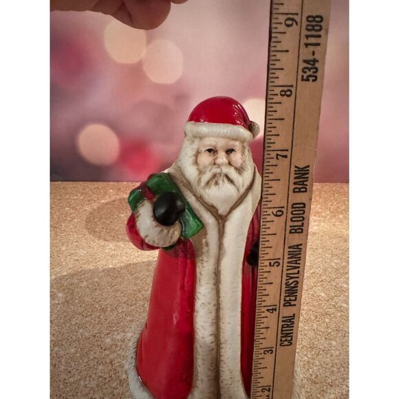 VTG 1990 Claire Burke Santa with Toy Sack Planter/Holder‎ 🎅✨ - Picture 9 of 14